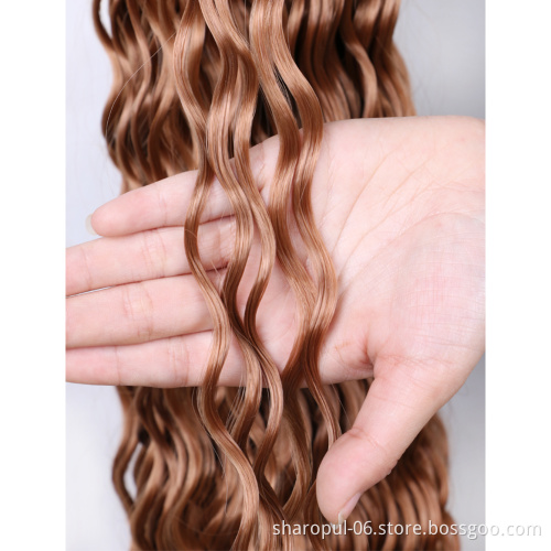 Synthetic Braiding Hair long length sharopul 32inch deep curly crochet